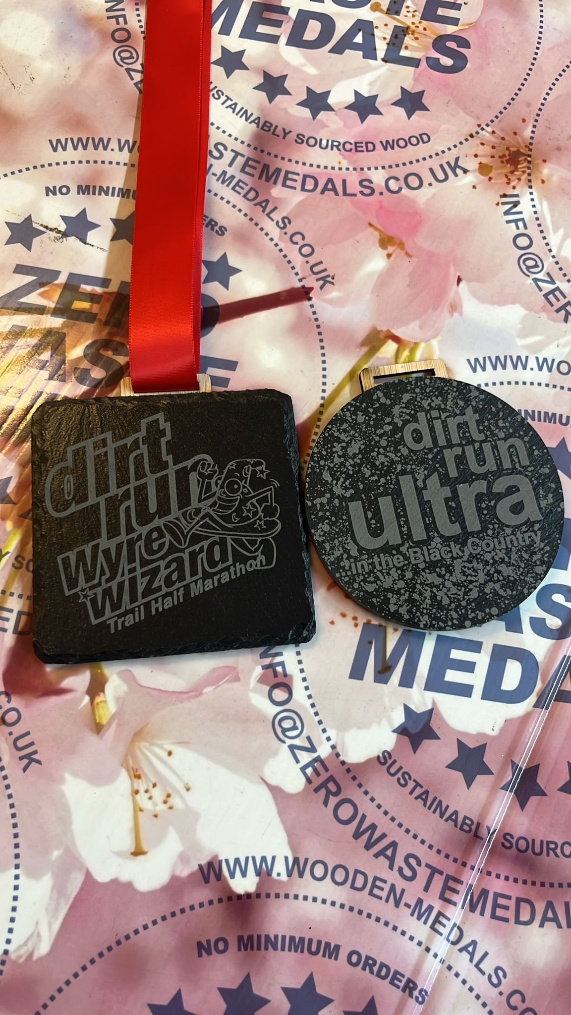 Wyre Wizard Trail Half Marathon Slate Medal