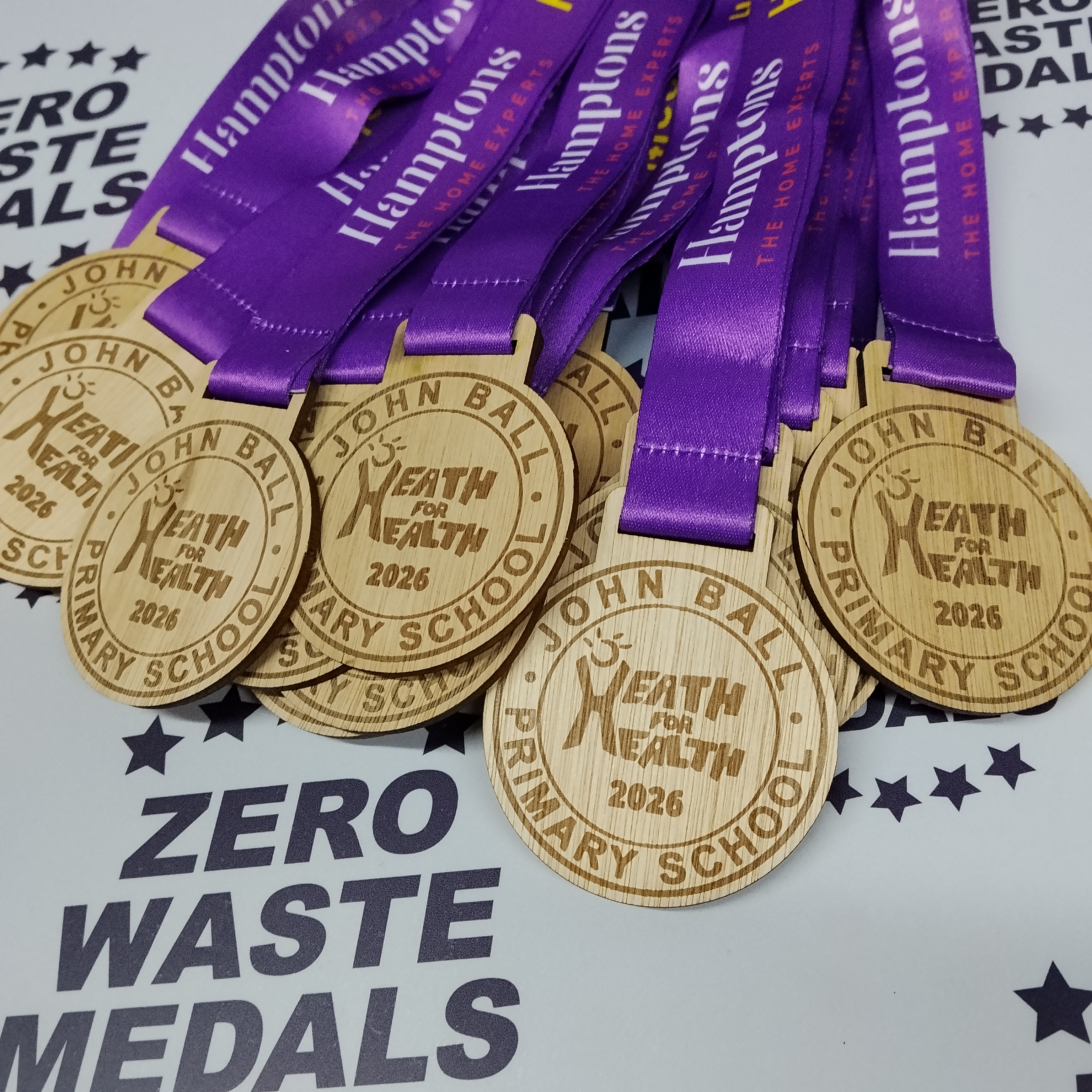 Health for Health Wooden Medal