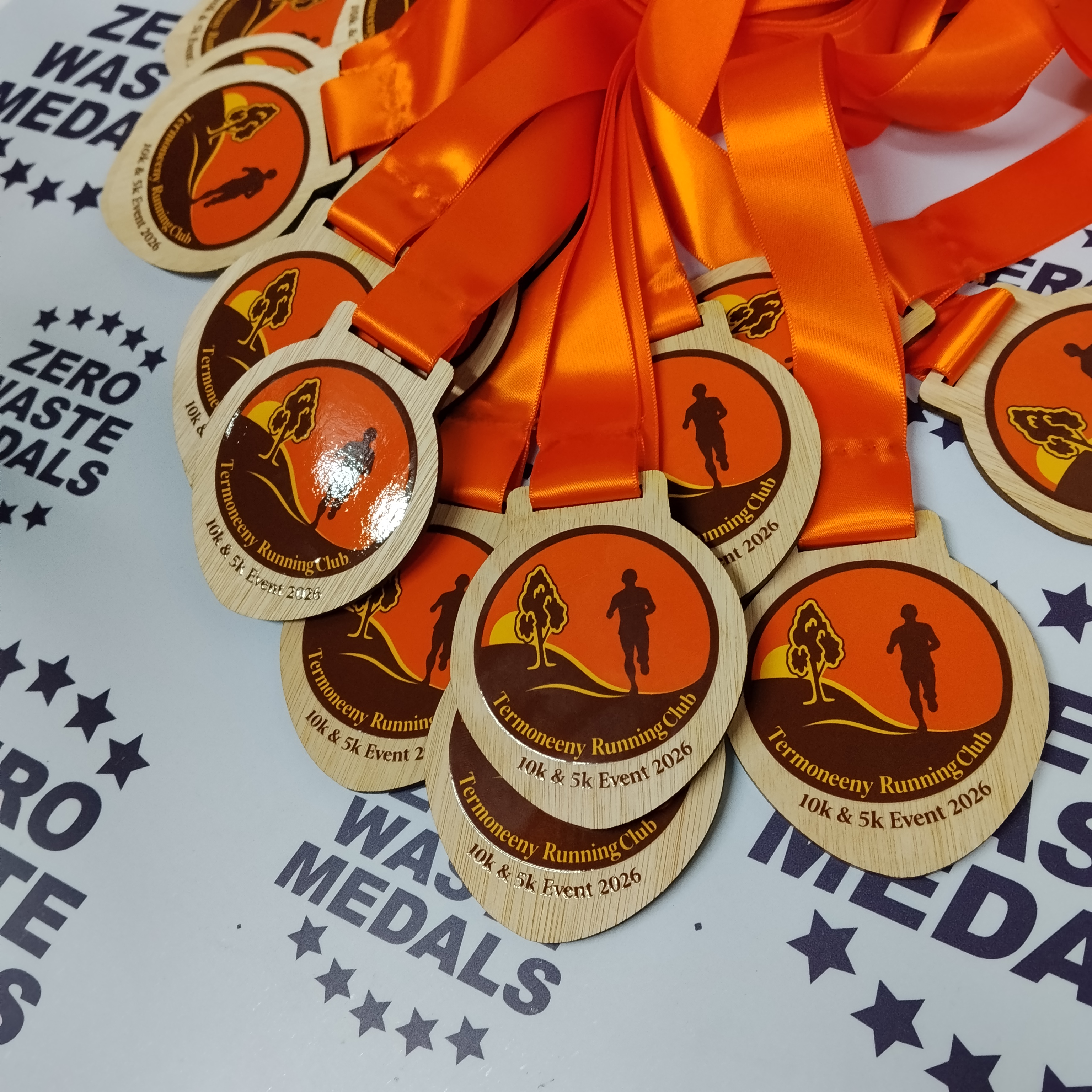 Termoneeny Running Club Wooden Medal