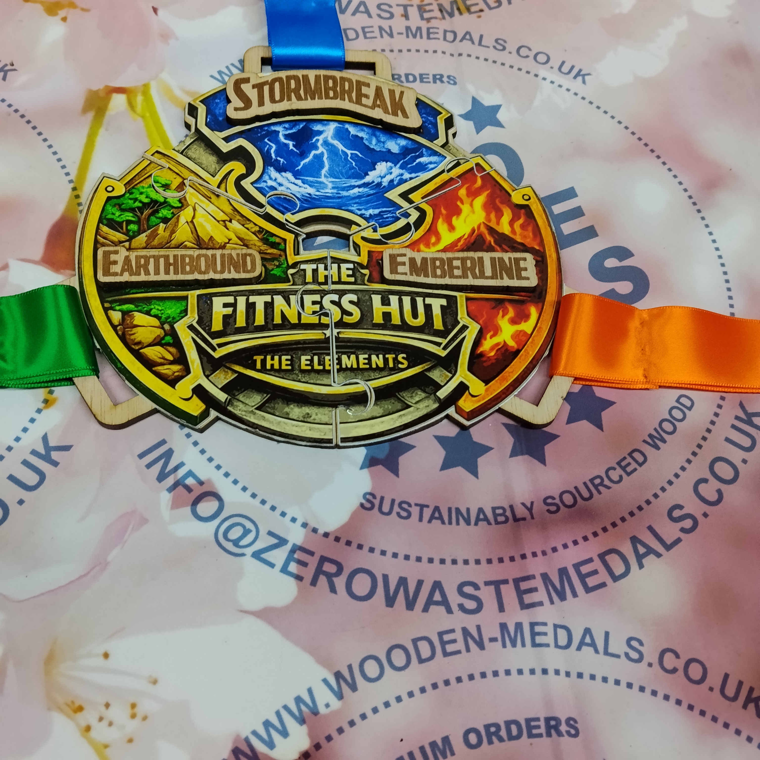 Stormbreak Custom Wooden Medal